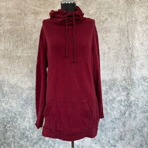 Lily & Lottie red long sleeve sweater dress XL